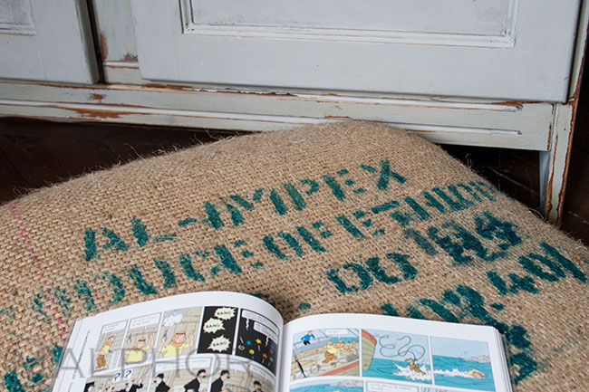 Grain Sack Floor Cushion